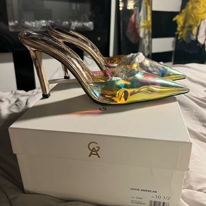 Good American Cinder-f*cking-Rella Mule